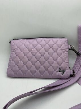 lug Peekaboo Quilted Crossbody Bag in Lavender